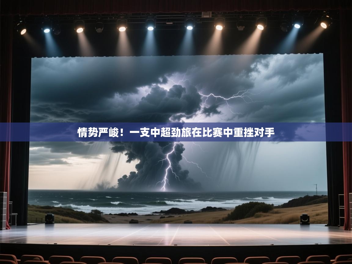 情势严峻！一支中超劲旅在比赛中重挫对手  第2张